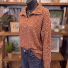Something's Got a Hold On Me Oversized Sweater on mannequin