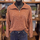 Something's Got a Hold On Me Oversized Sweater on mannequin